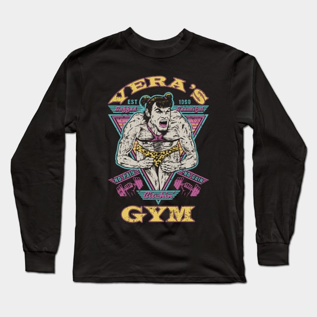 "VERA'S GYM" Long Sleeve T-Shirt by joeyjamesartworx